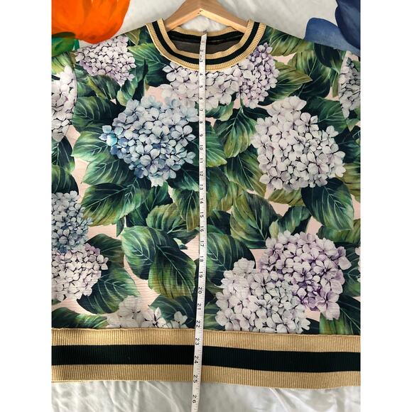 Dolce & Gabbana Women’s Floral Print Bomber Jacket IT 40 / US 4 Small - Picture 4 of 7